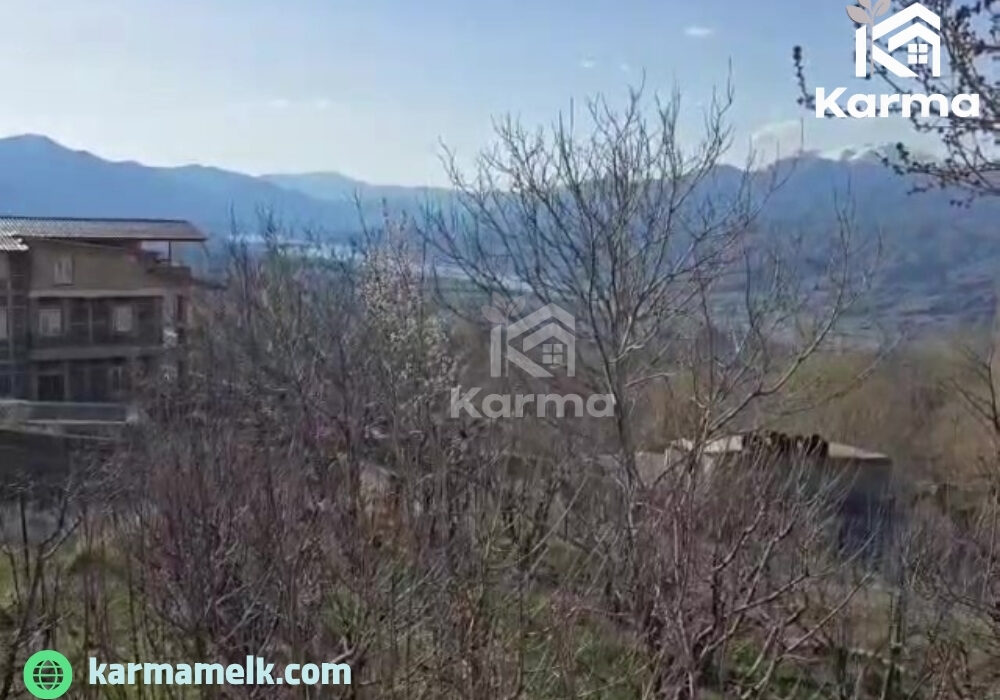 زمین ۲۶۵ متری با اسکلت اجرا شده و ویو ابدی