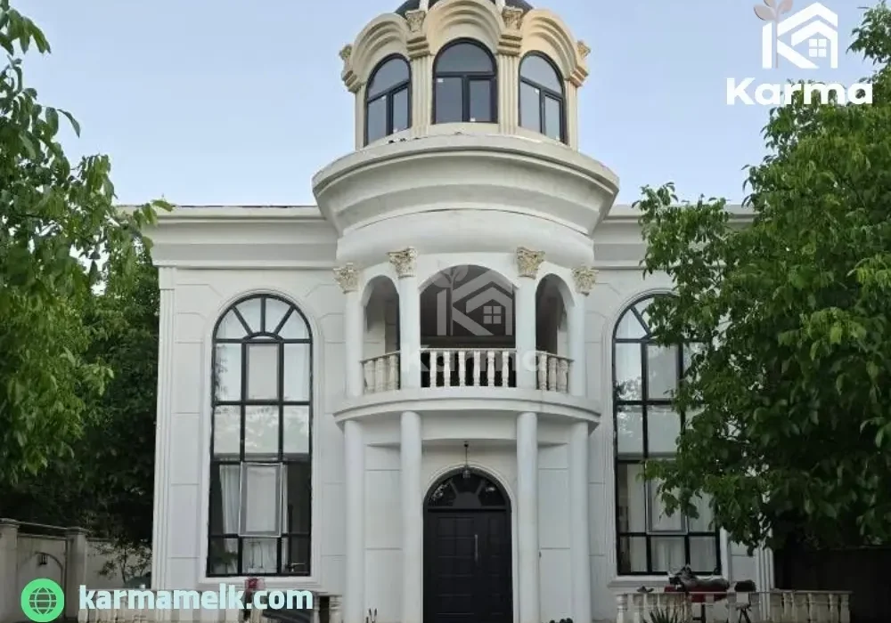 ویلا تریبلکس ۳۳۰ متری در زمین ۱۴۵۰ متری با طراحی کلاسیک در طالقان البرز