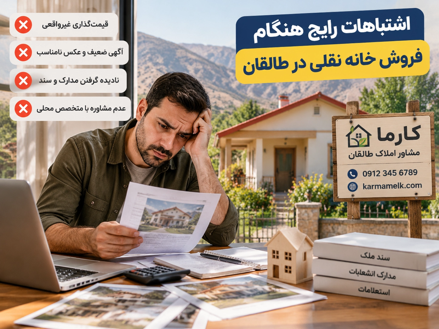 اشتباهات رایج هنگام فروش خانه نقلی